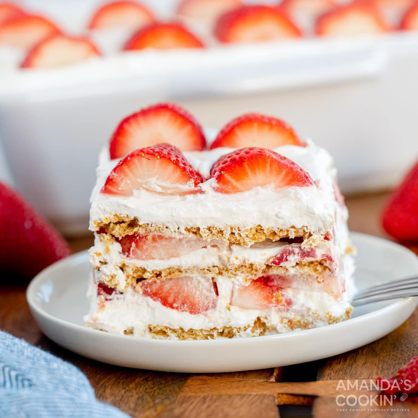 Strawberry Icebox Cake