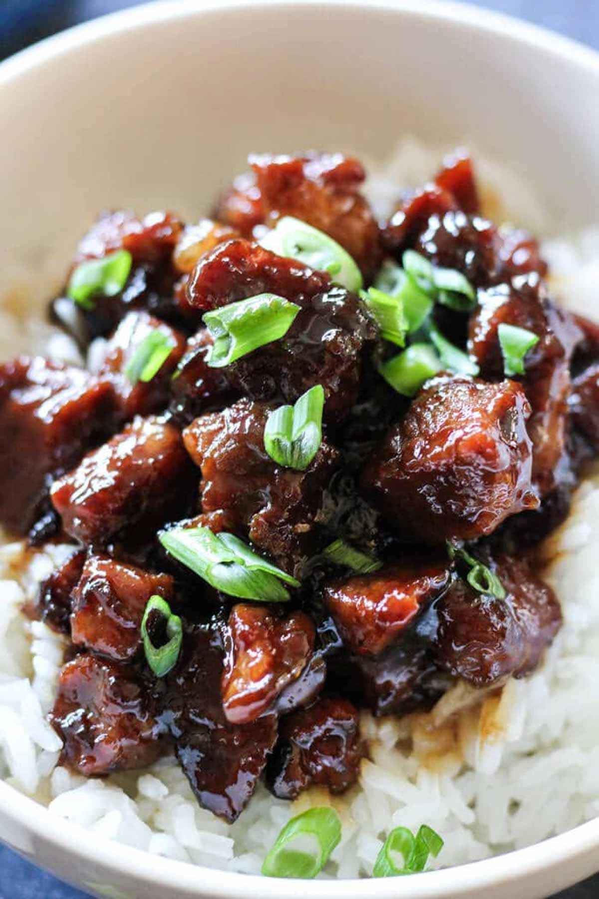 Caramelized Pork and Rice