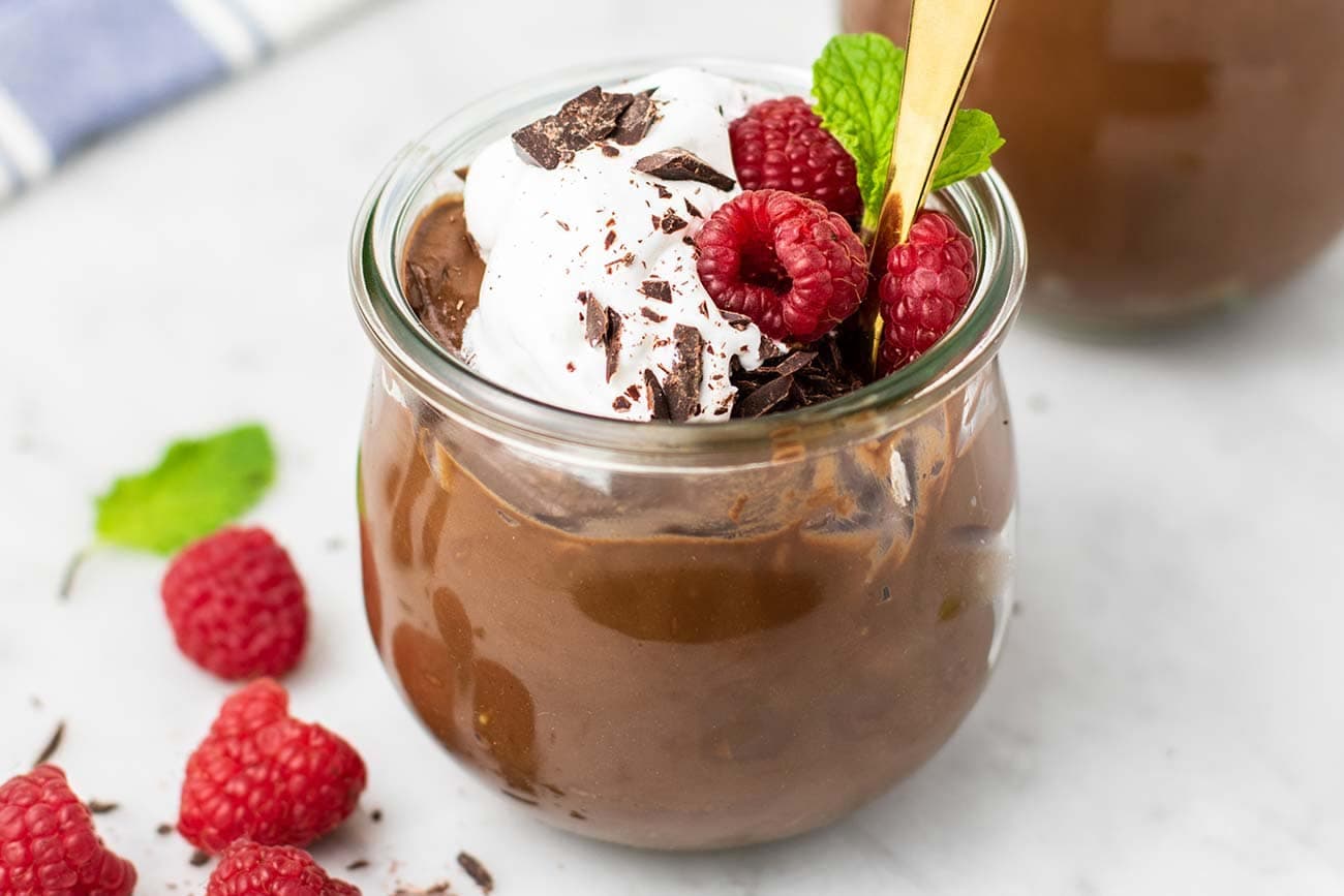 Ketogenic Vegan Avocado Chocolate Mousse
