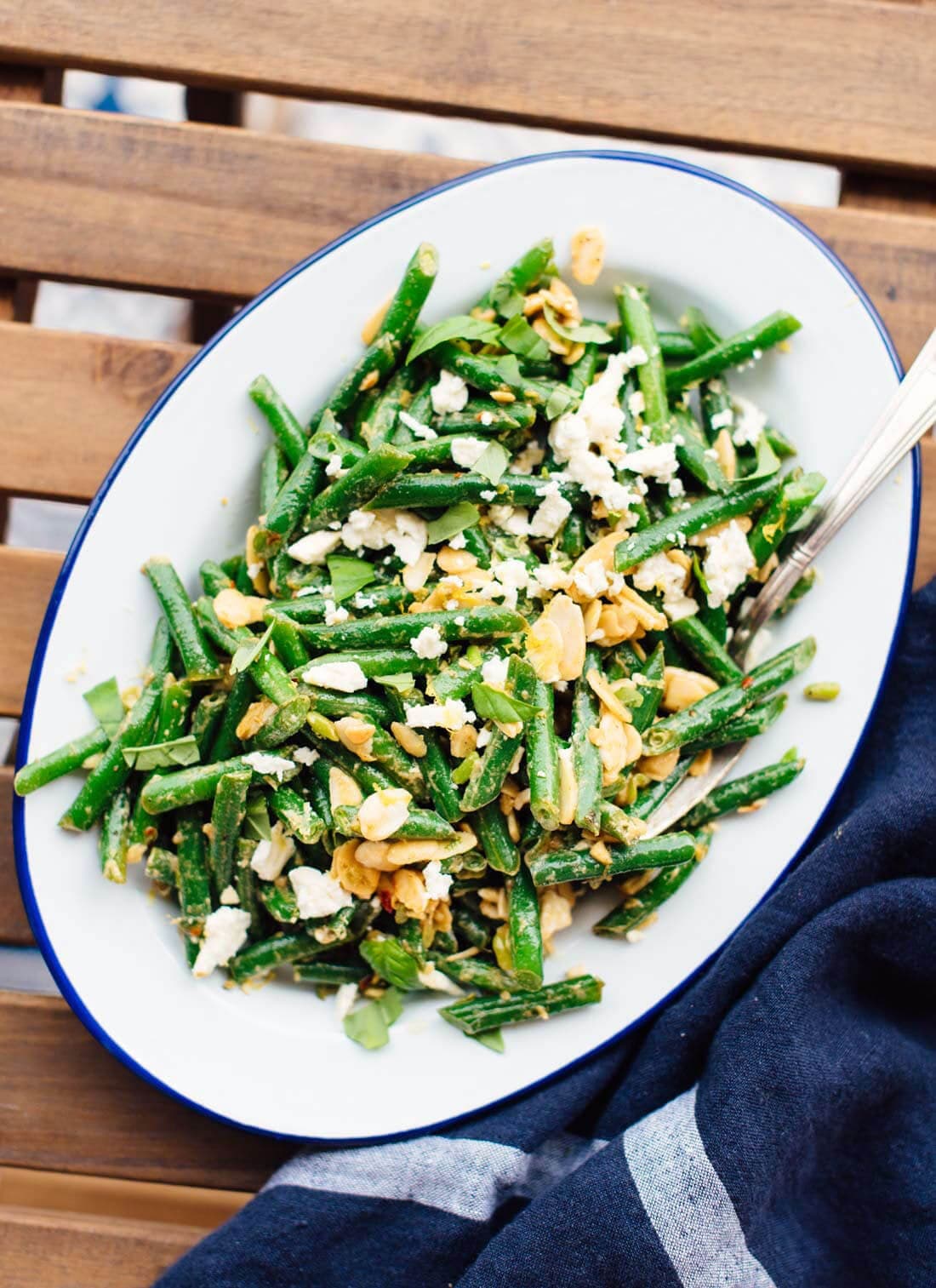 Green Bean Salad with BBQ Dressing