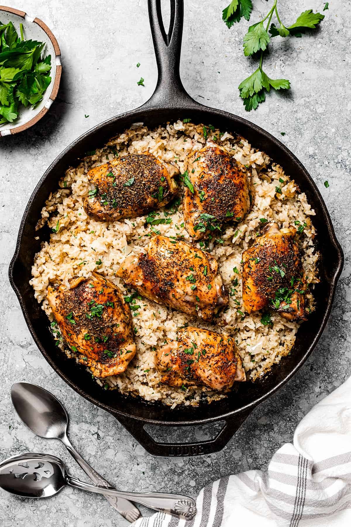 Garlic Butter Chicken and Rice