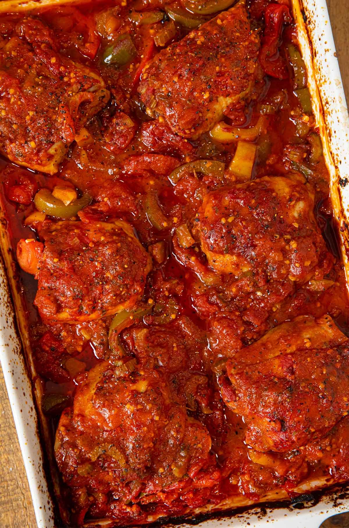 Roasted Chicken with Easy Tomato Sauce