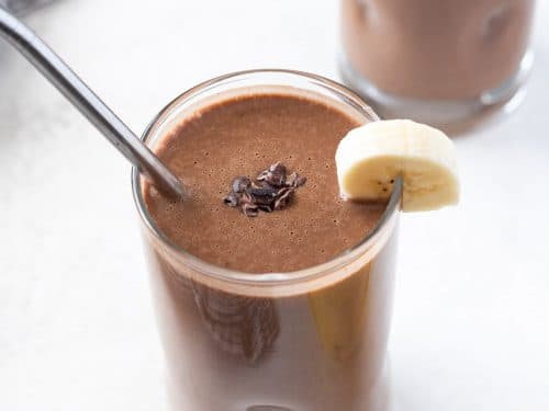 Double Chocolate Banana Protein Shake