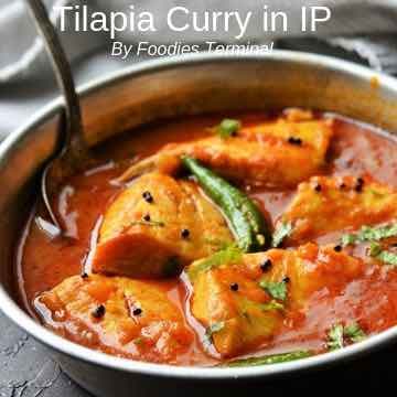 Tilapia and Red Pepper Curry