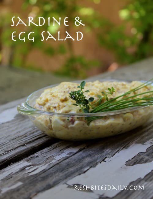 Sardine and Egg Salad