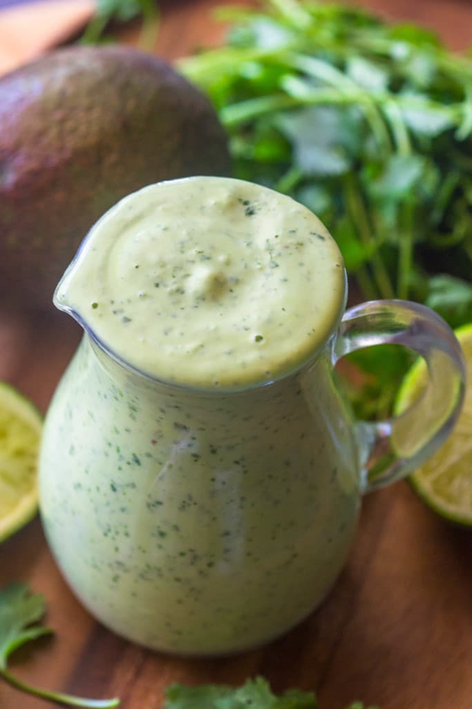 Creamy Avocado Lime Dressing