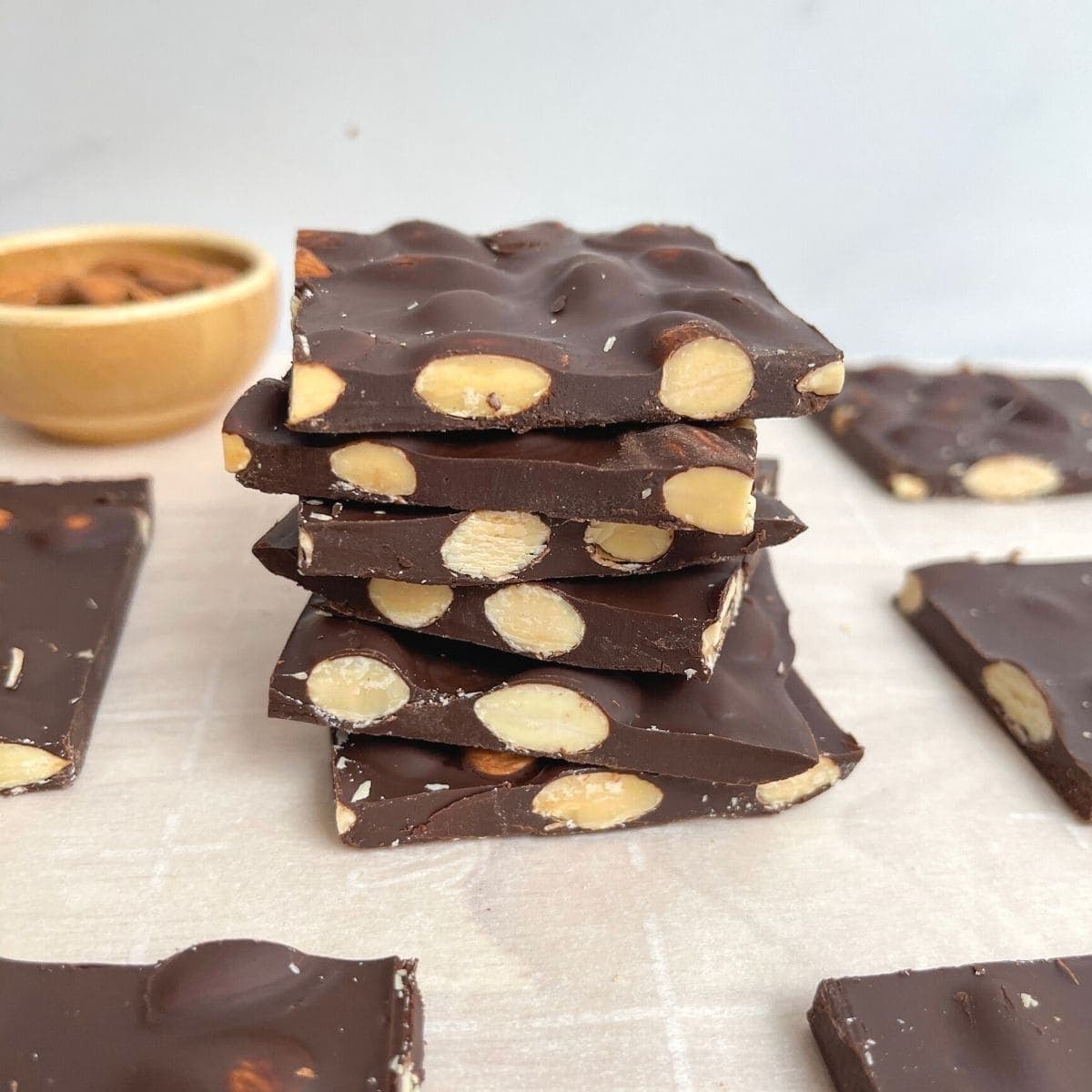 Dark Chocolate Almond Bark