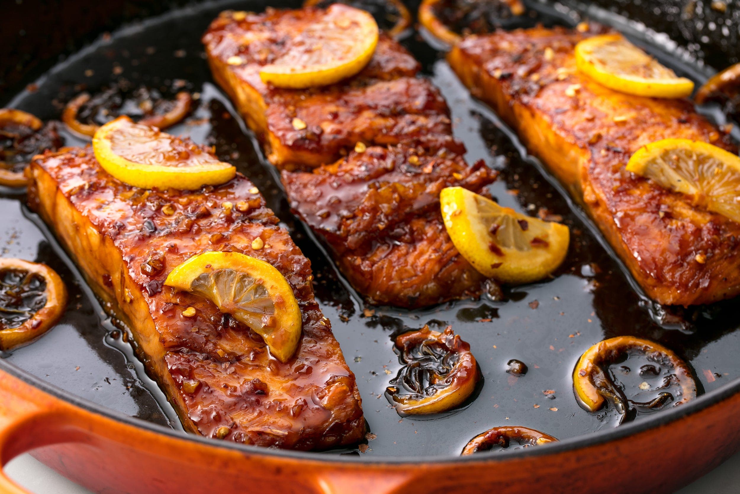 Honey Garlic Glazed Salmon