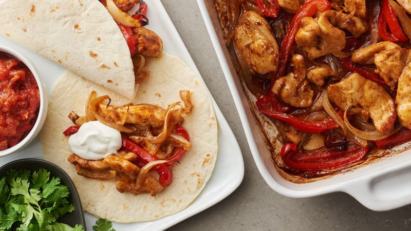 Baked Chicken Fajitas