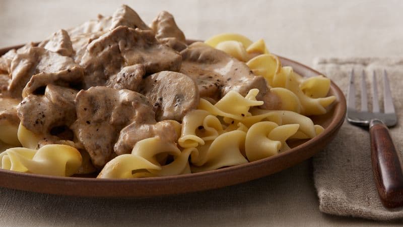 Slow-Cooker Beef Stroganoff