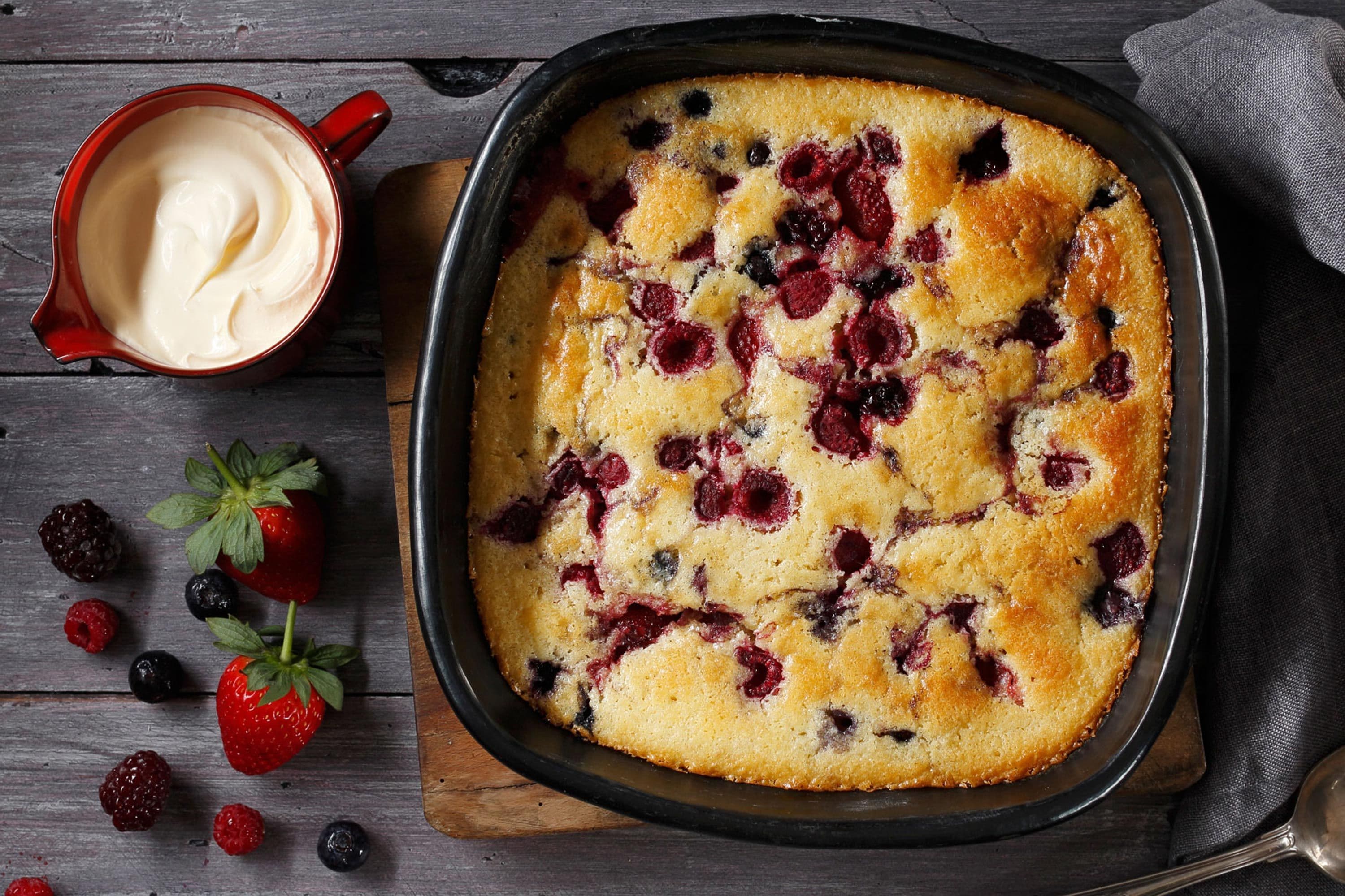 Velvety Forest Fruit Pudding