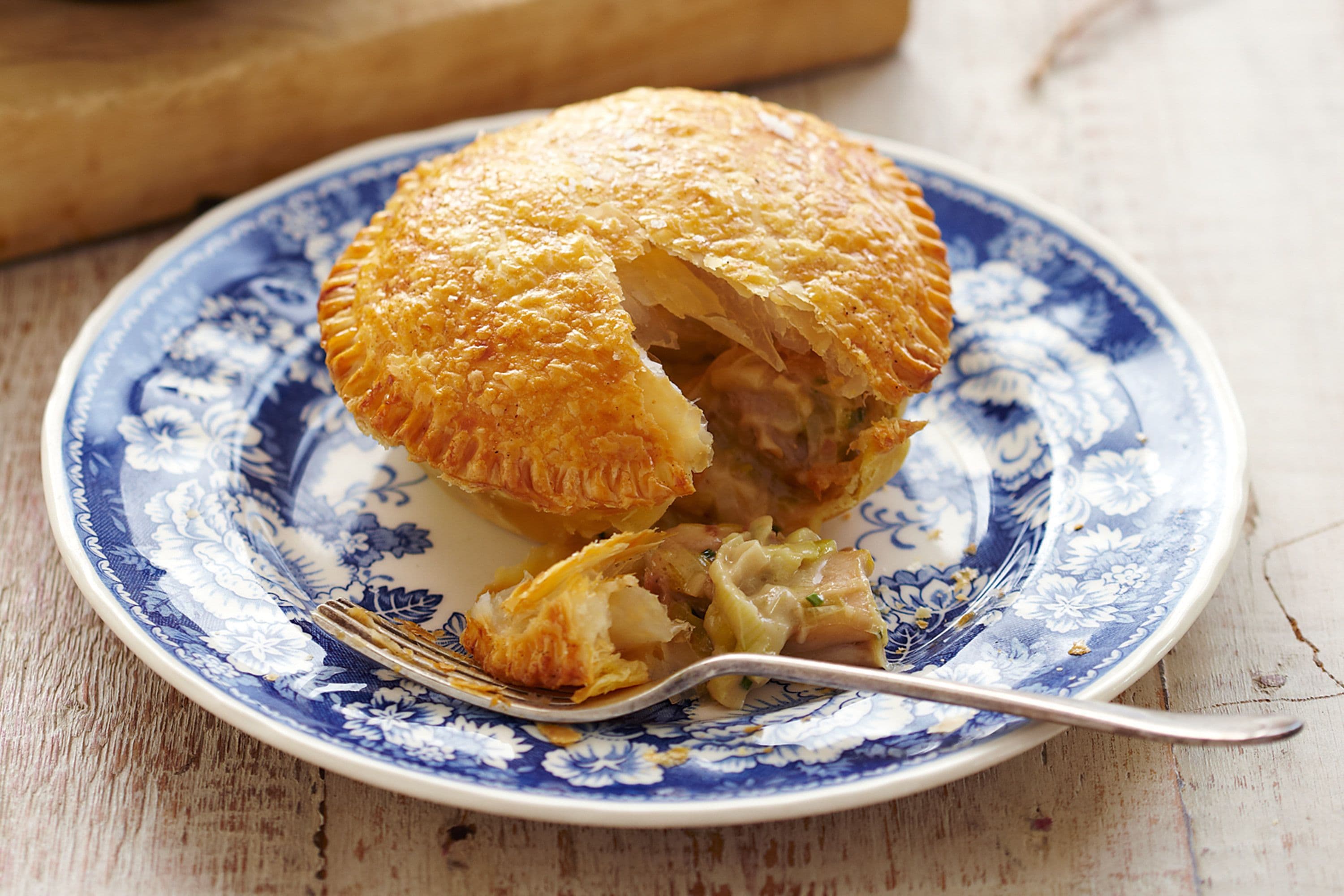 Creamy Chicken and Leek Pie