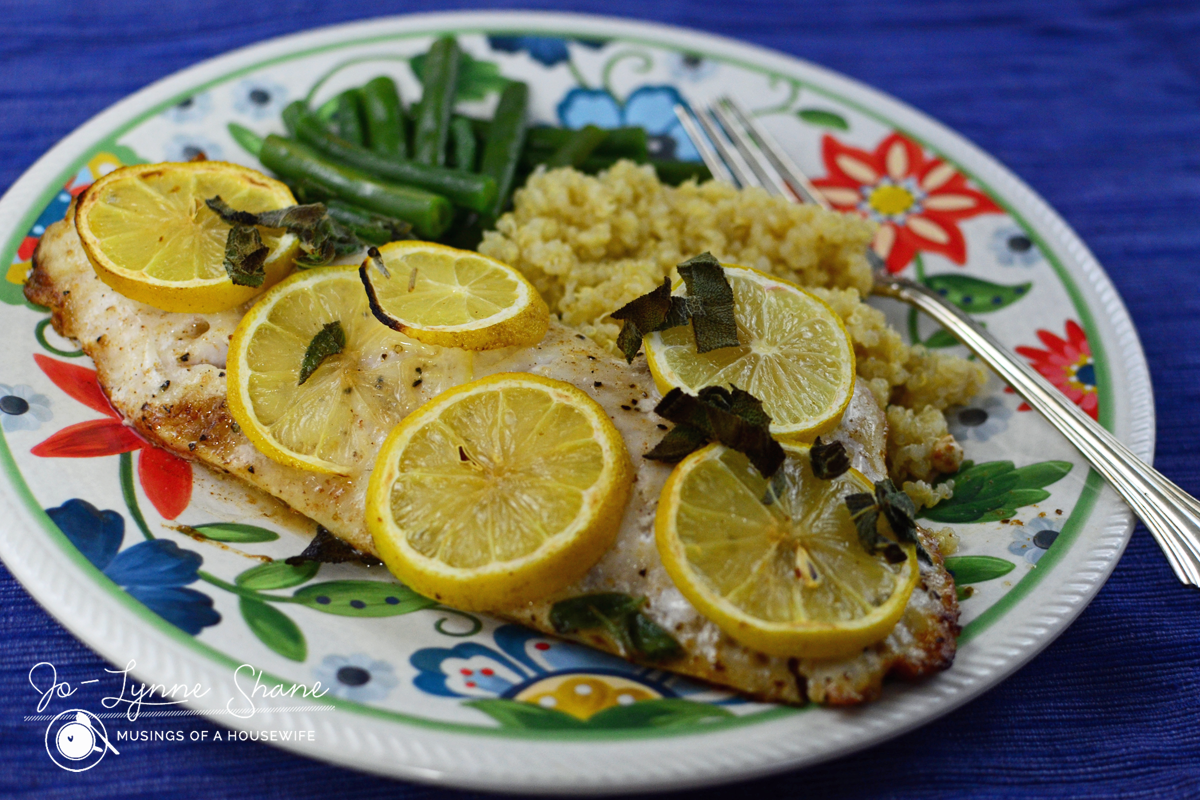 Pan-Seared Rockfish with Lemon-Parsley Butter