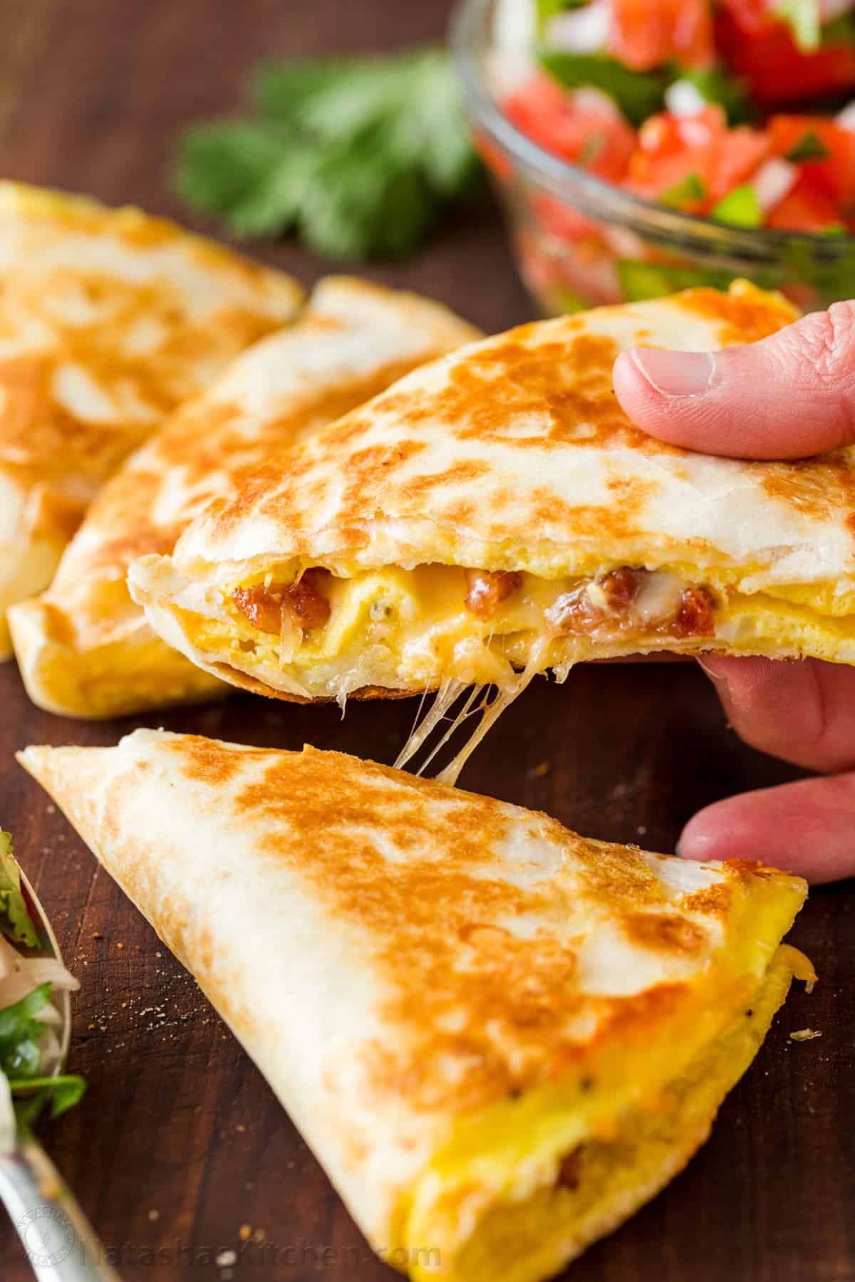 Quick Breakfast Quesadilla