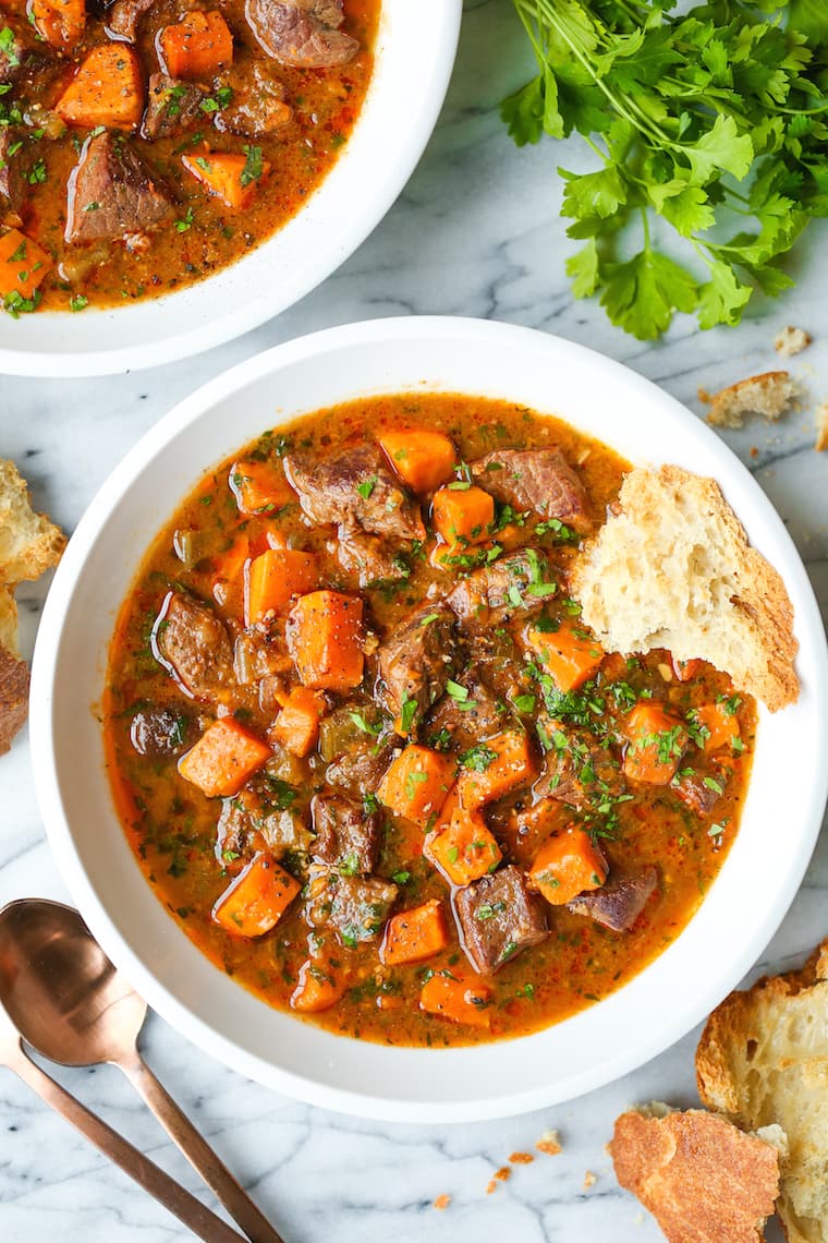 Sweet Potato and Beef Soup