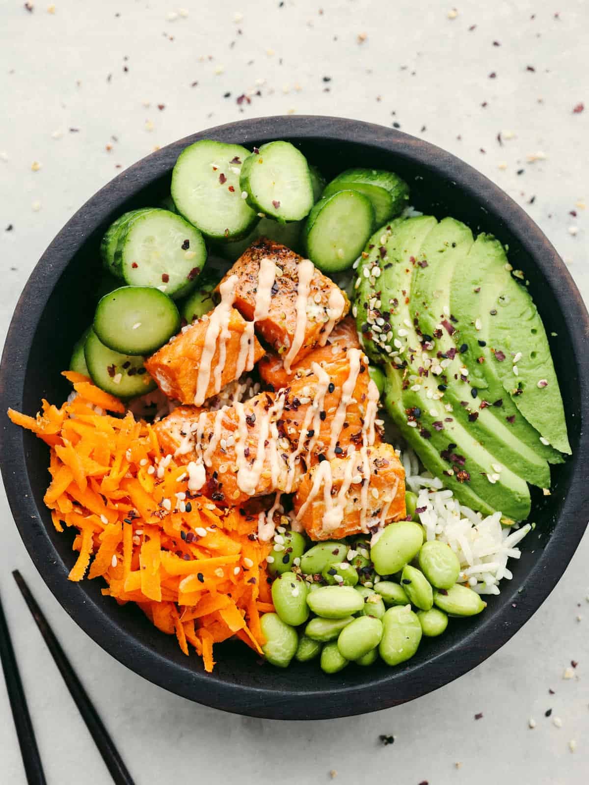 Salmon and Rice Bowl