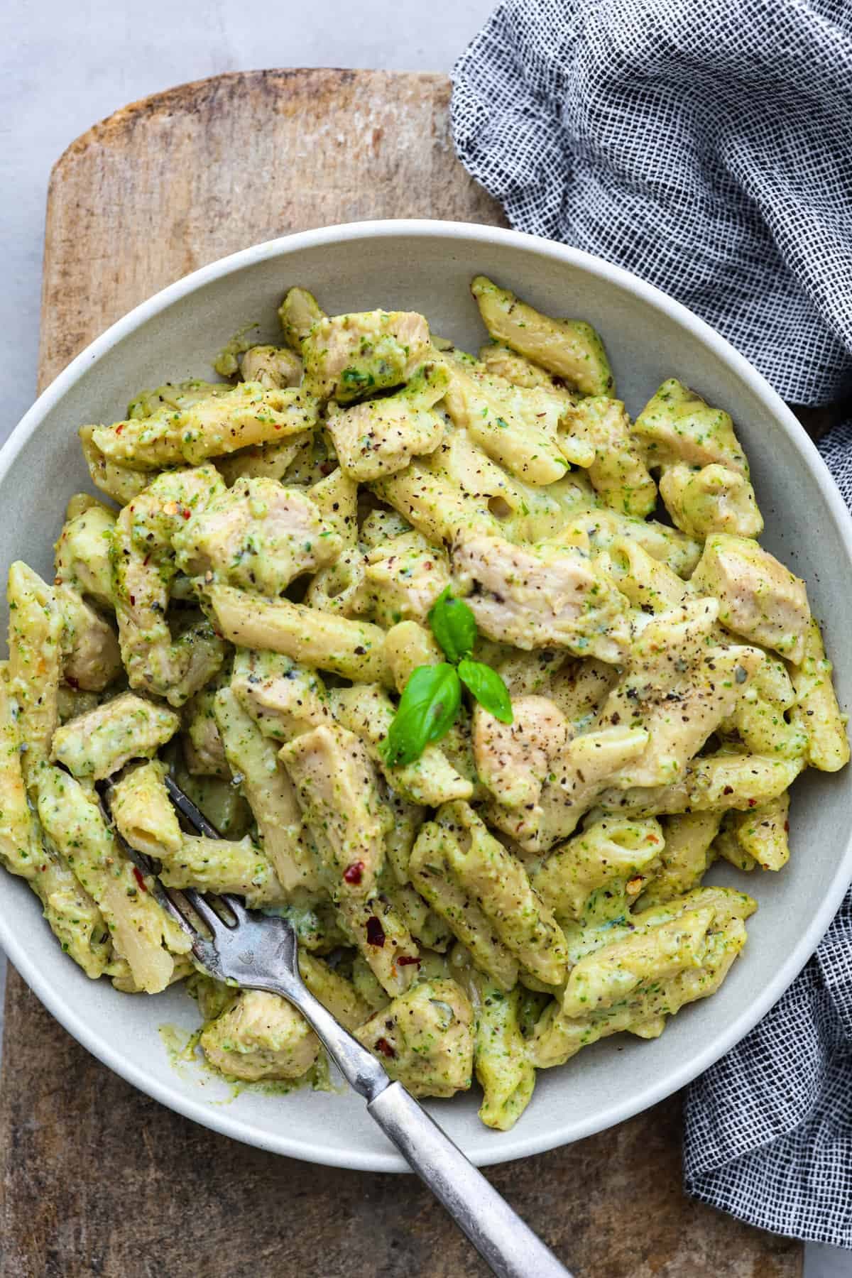 Gluten-Free Chicken Pesto Pasta