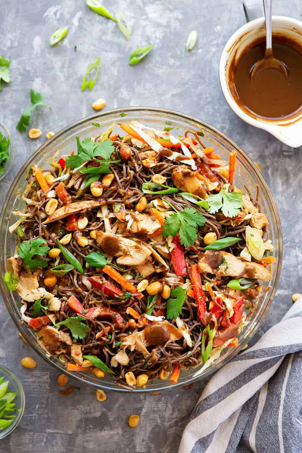 Soba Noodle Salad with Grilled Chicken