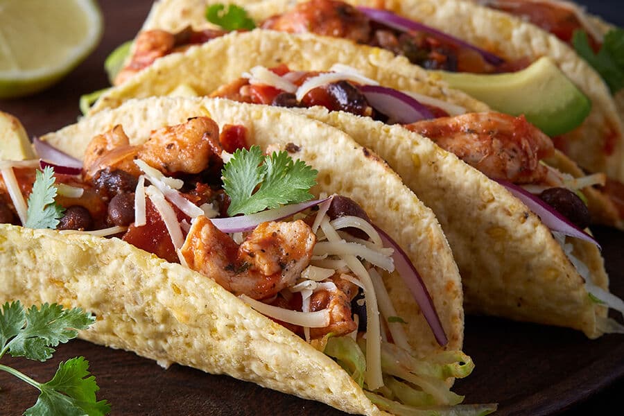 Crunchy Tex-Mex Chicken Tacos