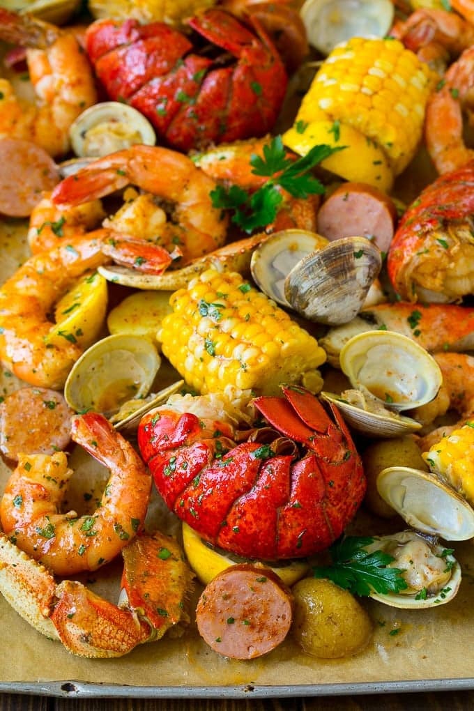 Gluten-Free Seafood Broil