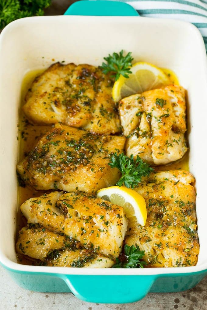 Honey Lemon Cod Fillets