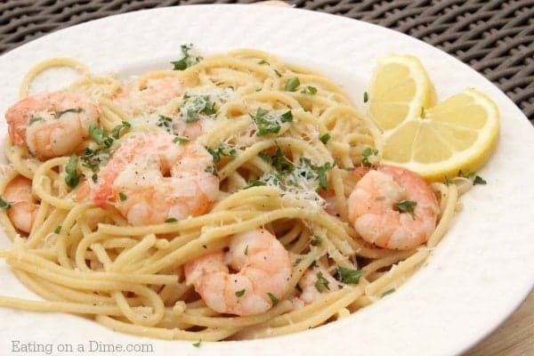 Lemon Garlic Shrimp Scampi
