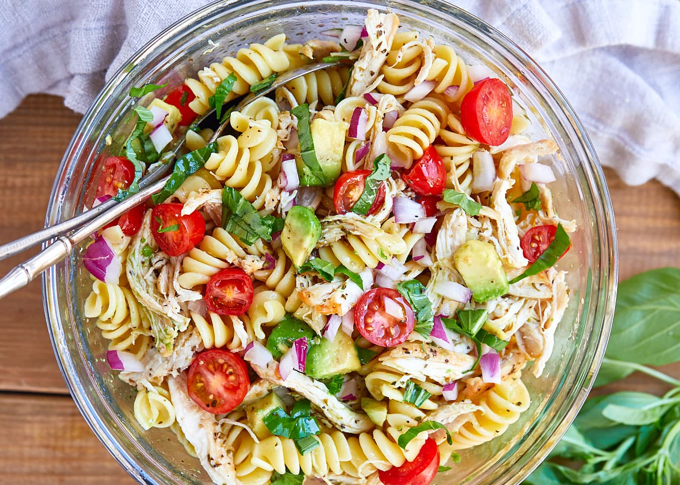 Chicken and Tomato Pasta Salad