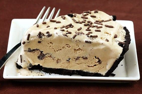 Chocolate and Whipped Cream Ice Cream Pie