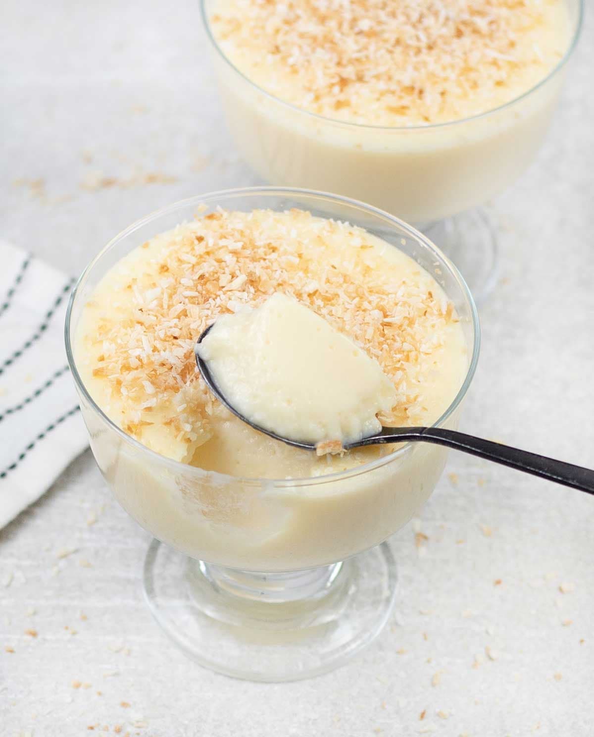 Coconut Milk Pudding