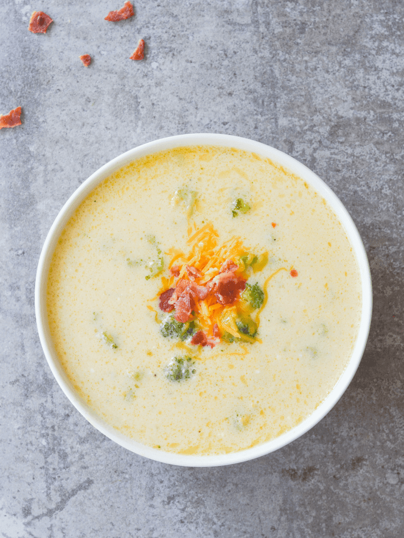 Keto Broccoli Cheddar Soup