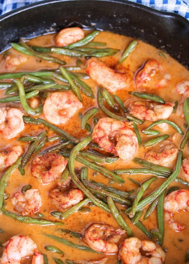 Shrimp and Green Bean Curry