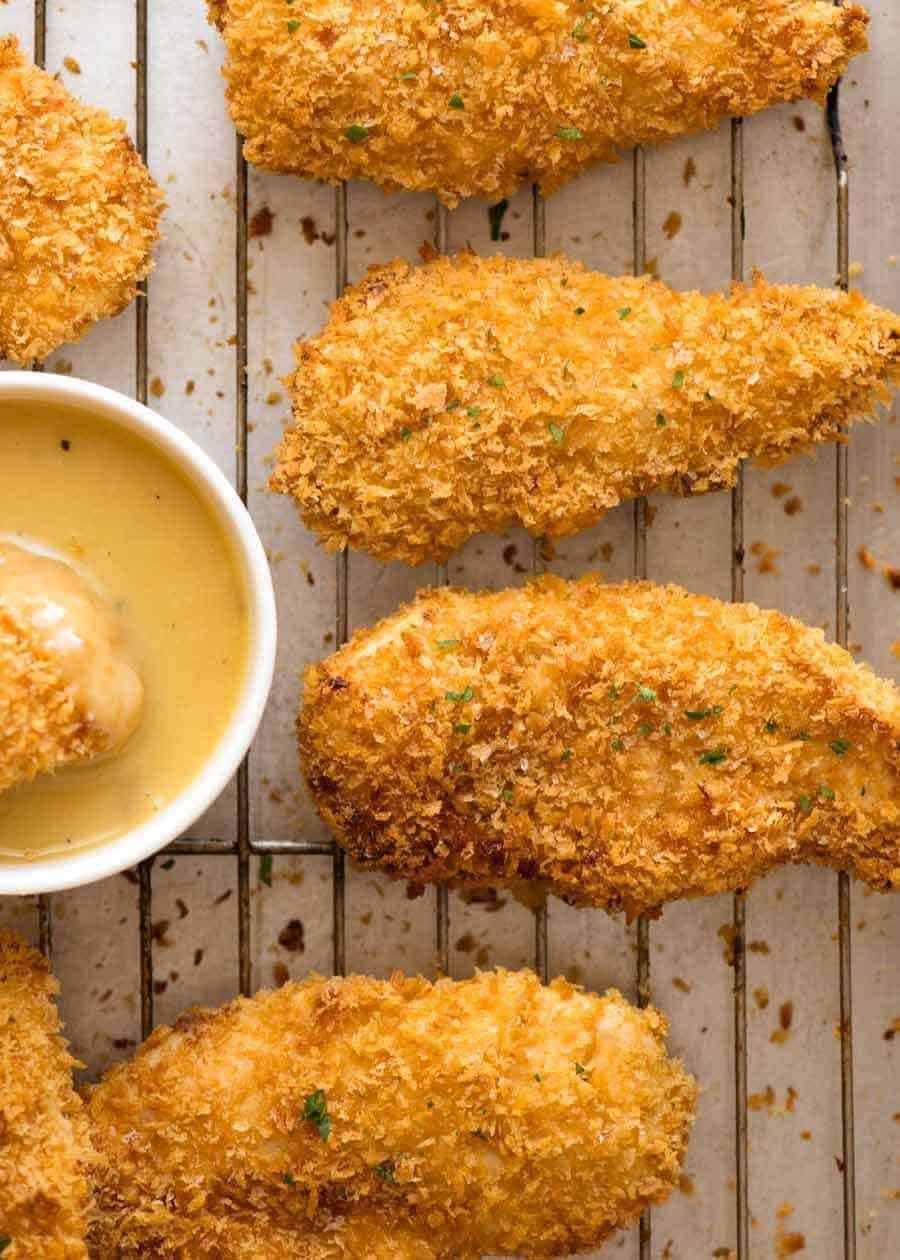 Crispy Baked Chicken Strips