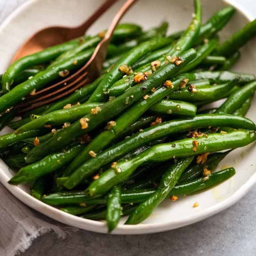 Garlic Roasted Green Beans