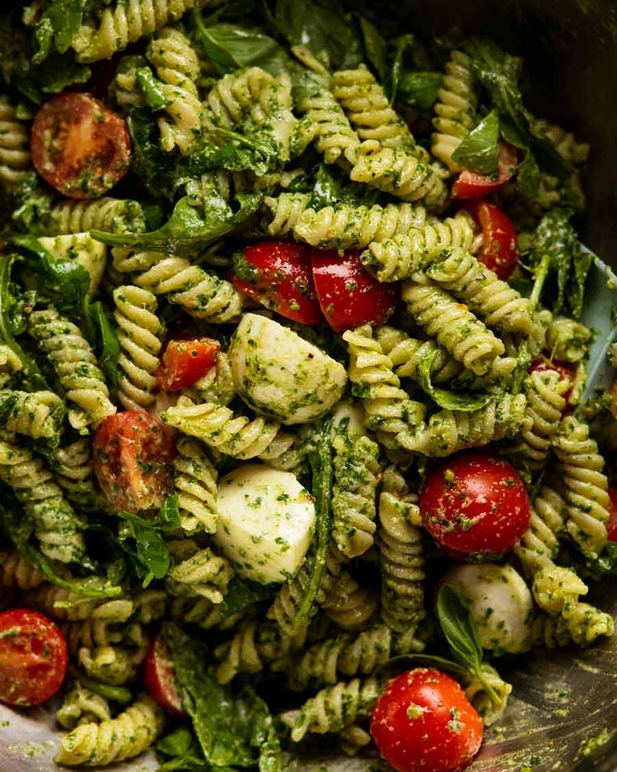 Gluten-Free Pesto Pasta Salad