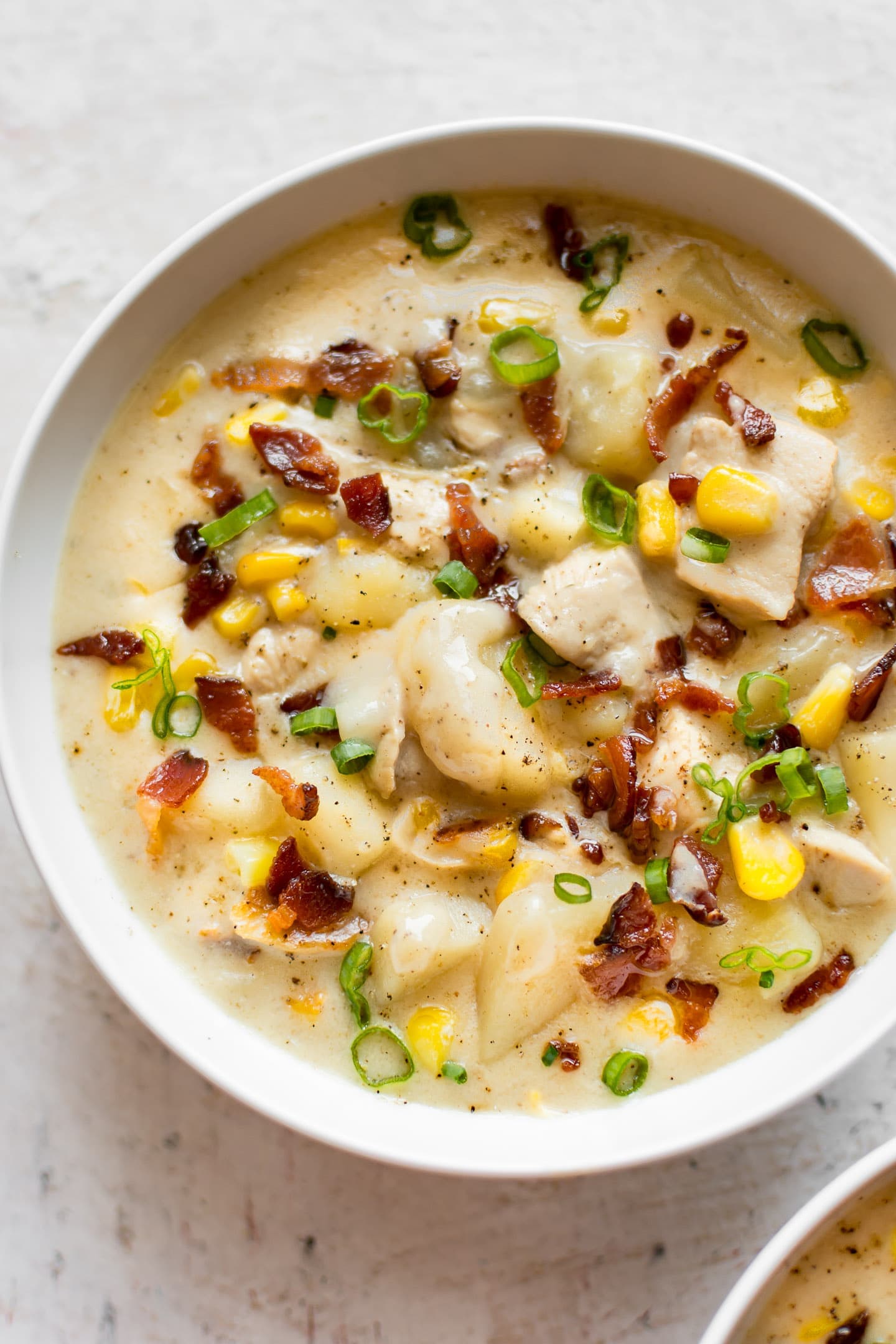 10-Minute Chicken and Corn Chowder