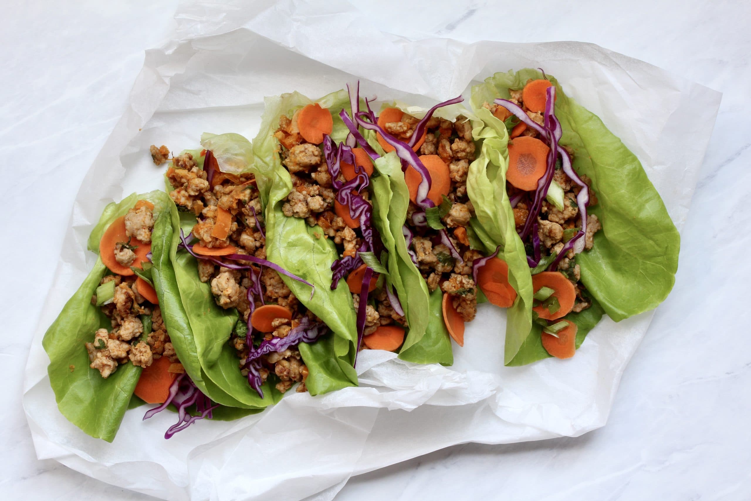 Lettuce Wraps with Ginger Soy Pork