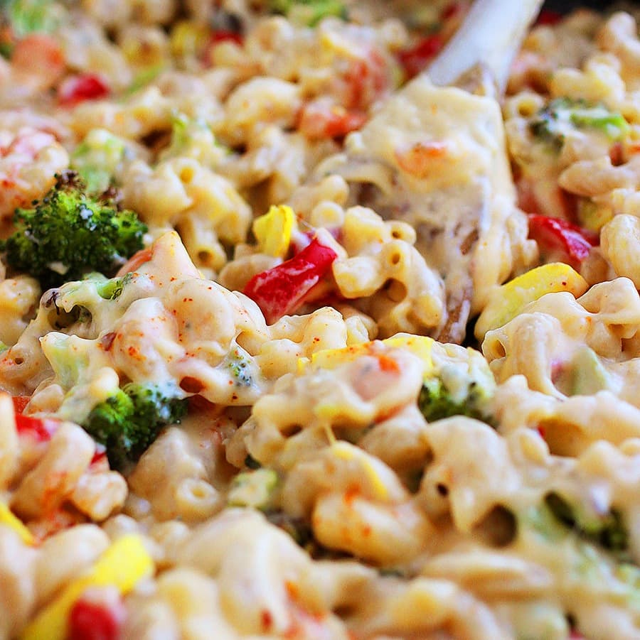 Roasted Vegetable Mac and Cheese