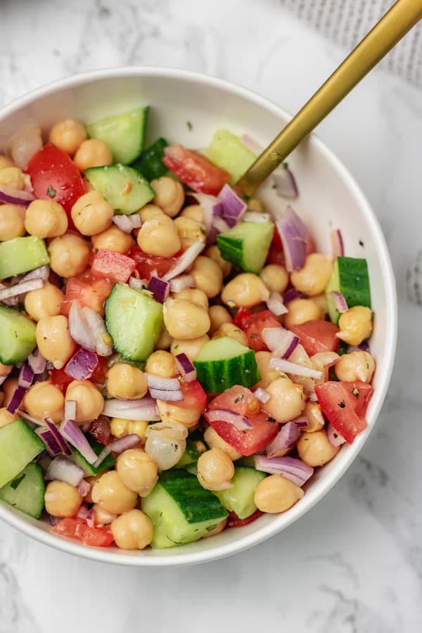 Simple Chickpea Salad