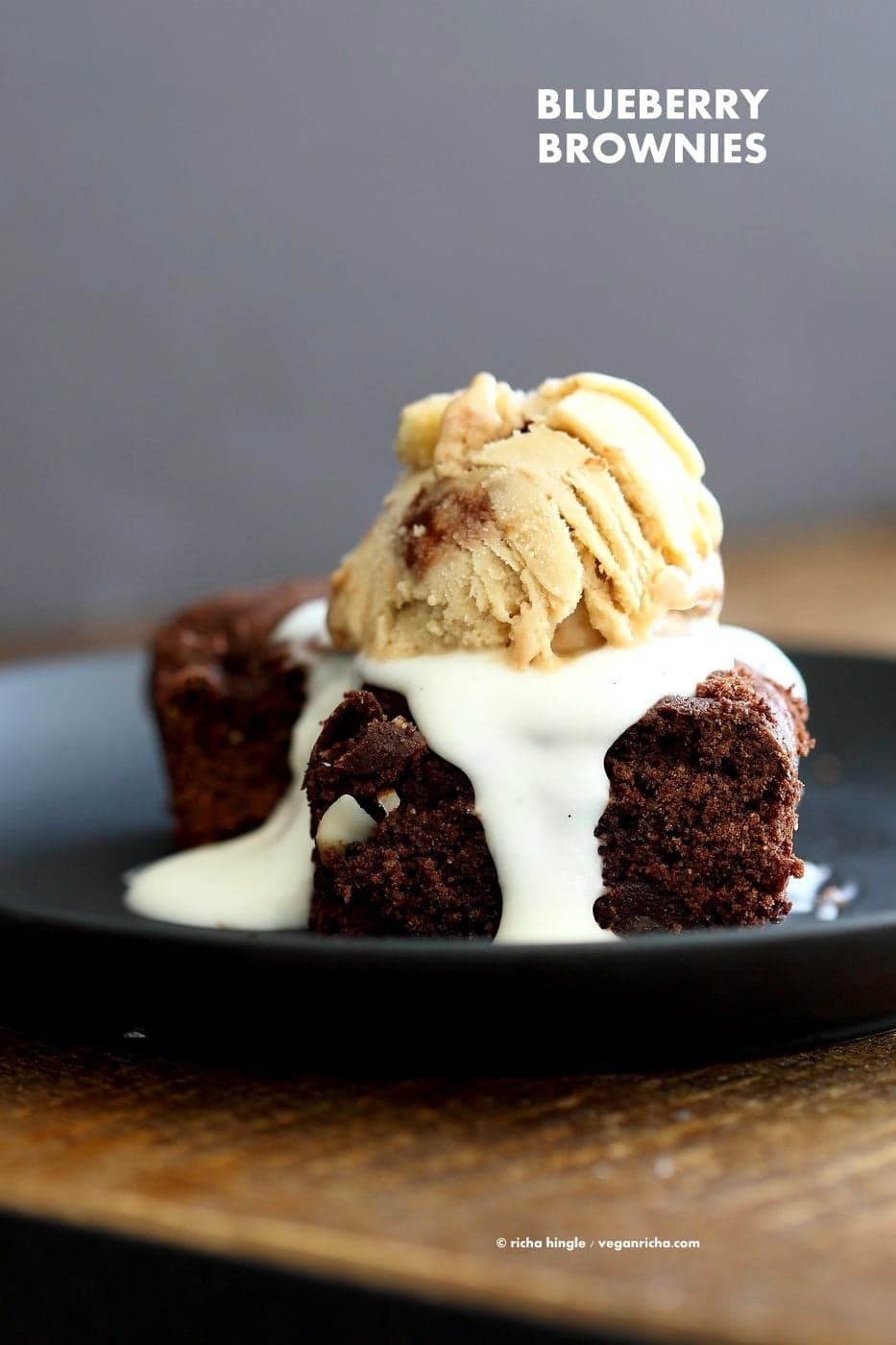 Blueberry Cocoa Brownies